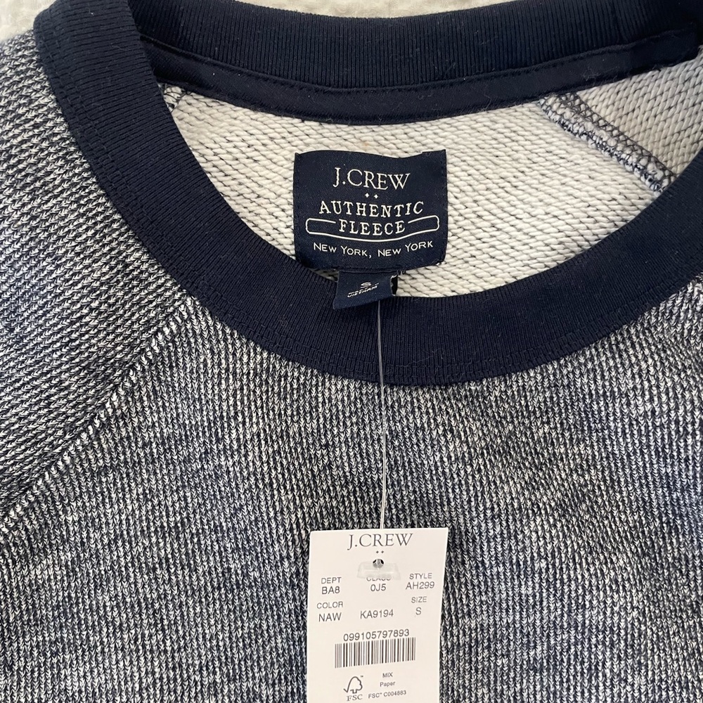 J Crew Long Sleeve Pullover Sweatshirt Size Small - Picture 6 of 7